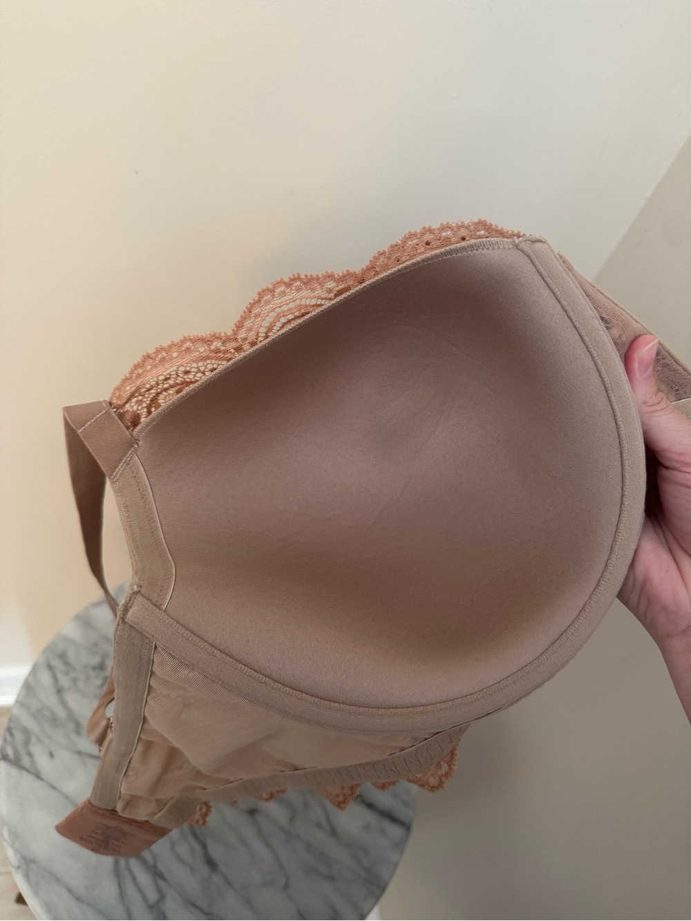 ThirdLove 24/7 Lace Balconette Bra Women’s Size 40F Underwire Bronze Brown Nude - Picture 7 of 10